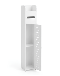 Вузька шафа для ванної кімнати і туалету Dometic PK-01 підлогова 80см*15см*15см легка вологостійка 2 відділення eve1060 фото
