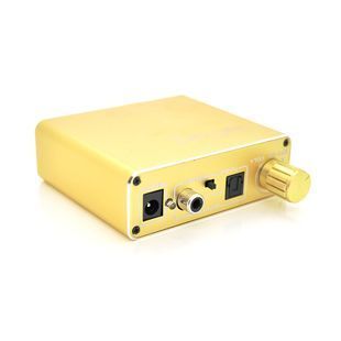 Активний конвертер VEGGIEG F102 з цифрового (SPDIF) в аналоговий (RCA) аудіо сигнал регулювання звуку Gold 2000000142579YT фото