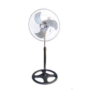 Вентилятор підлоговий металевий KT1803 R18 поворот 120&deg; 3 режими 220V White ціна за ящик(3шт) Box 2000000376134YT фото