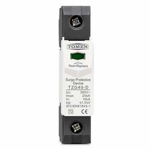 Устройство защиты от импульсных перенапряжений TOMZN TZG40-D 1P 10-20kA AC 385V 900000000093IMP фото