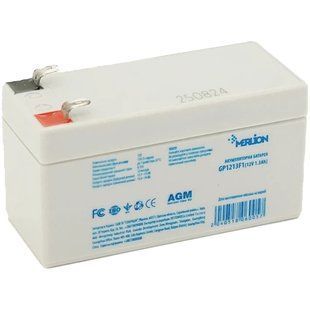 Аккумуляторна батарея MERLION AGM GP1213F1 12В 1.3 А&bull;ч 99-10028932VIAT фото