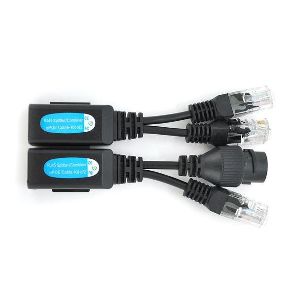 Splitter/Combiner RJ-45 POE Розгалужувач сигналу 2 пристрою по одному кабелю з підтримкою POE (Пара) 6C3A648B3FD6 фото