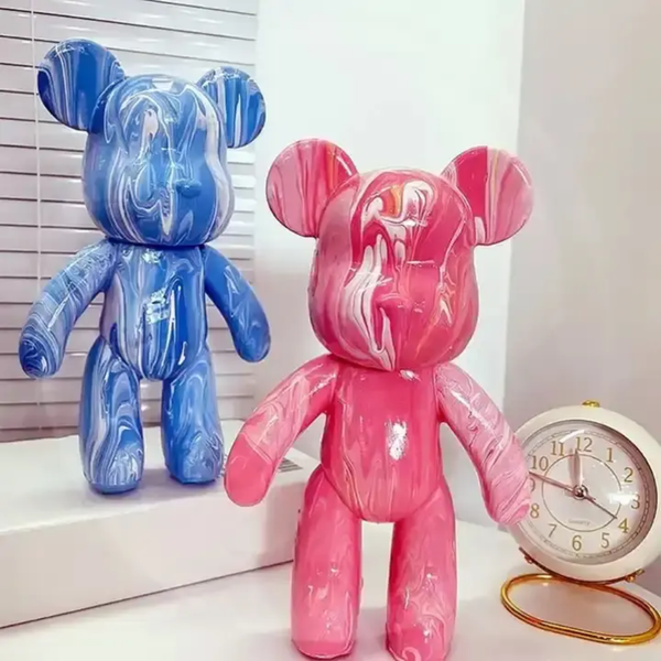 Флюїдний ведмедик Fluid Bear 23 см набір для творчості з фарбами 3 кольори eve1115 фото