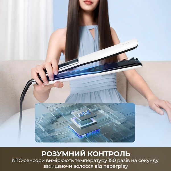 Випрямляч для волосся Dreame AuraSteam Straight White (AA01A) 596025DCL фото