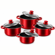 Набір посуду COOKWARE SET G-A10 з нержавіючої сталі 12 предметів eve2102 фото 2