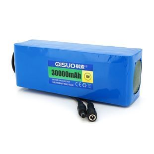 Акумуляторна батарея літієва QiSuo 12V 30A з елементами Li-ion 18650 DC5.5x2.1 (187x57x68mm) 2000000261232YT фото