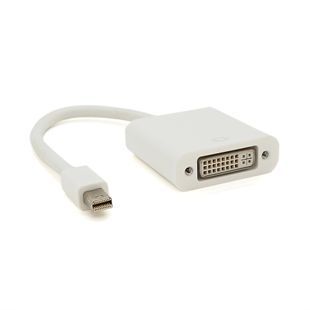 Конвертер mini Display Port (папа) на DVI (мама) 30cm White 4K/2K Пакет 2000000086293YT фото