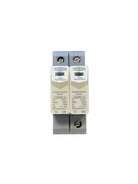 Пристрій захисту від імпульсних перенапруг TOMZN TZG40-D 2P 10-20kA AC 270V 900000000094IMP фото