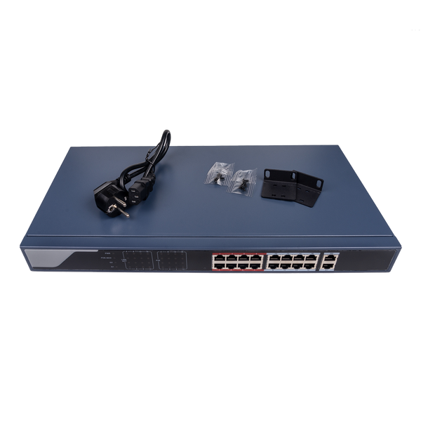 Комутатор мережевий POE GV-019-AI-16+2PG 21935LP фото