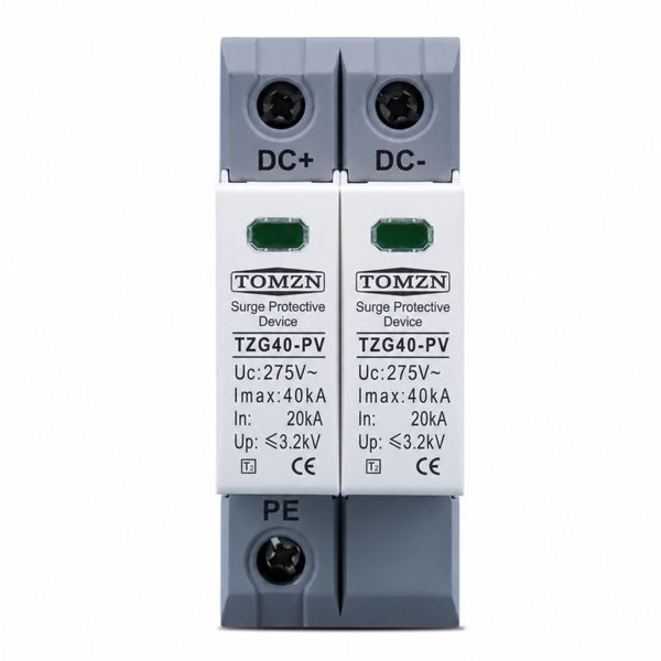 Пристрій захисту від імпульсних перенапруг TOMZN TZG40-D 2P 10-20kA AC 270V 900000000094IMP фото