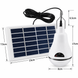 Кемпінгова LED-лампа Easy Power EP-020 з сонячною панеллю та гачком eve2046 фото 5
