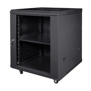 Комутаційна шафа NVC-12U 600x600x640 Black 25-00072TRIN фото