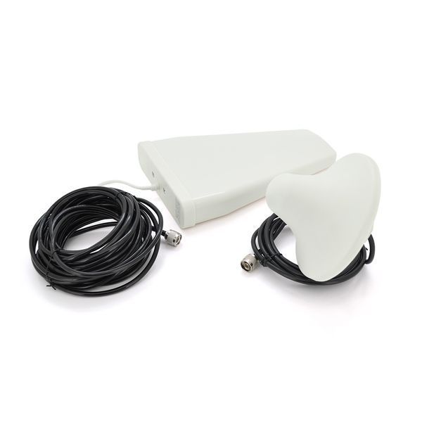 Комплект підсилювач GSM306-3G-4G 900/1800/2100МГц Підсилювач трьохдіапазонний антена прийому 20м кабелю антена ретрансляції 3 метра Gold 2000000227467YT фото