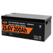 Аккумулятор LP LiFePO4 24V (25,6V) - 200 Ah (5120Wh) (Smart BMS 100А) с BT пластик 20201LP фото 3