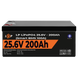 Аккумулятор LP LiFePO4 24V (25,6V) - 200 Ah (5120Wh) (Smart BMS 100А) с BT пластик 20201LP фото 1
