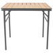 Стіл Bo-Camp Margate 75x55 cm Bamboo Brown (1404666) DAS303289DASM фото 9