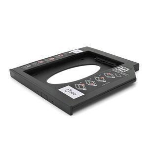 Адаптер подключения HDD 2.5'' 9.5 mm в отсек ноутбука SATA/mSATA (HDC-25), корпус plastic, Blister,Q100 2000000311753YT фото