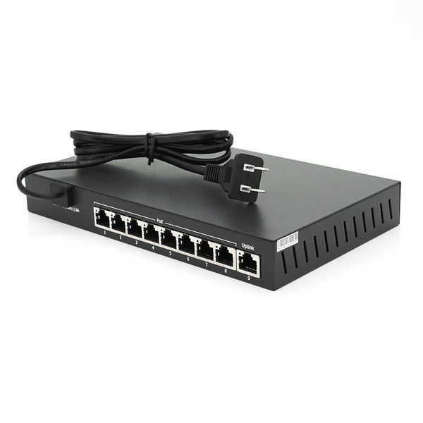 Комутатор POE 48V Mercury S109P 8 портів POE + 1 порт Ethernet (Uplink) 10/100 Мбіт/сек, БЖ в комплекті, BOX Q200 (285*223*68) 0,97 кг (216*131*30) 2000000099460YT фото