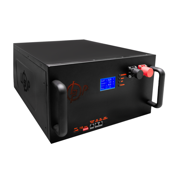 Акумулятор LP LiFePO4 51,2V - 230 Ah (11776Wh) (Smart BMS 200A/100А) з LCD метал RM 23628LP фото