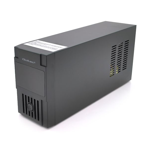 ДБЖ Qoltec QLT800 (480W) Proxima-L, LCD, AVR, 2st, 2xSCHUKO socket, 1x12V9Ah, plastik Case 8CD6B7C62ED4 фото