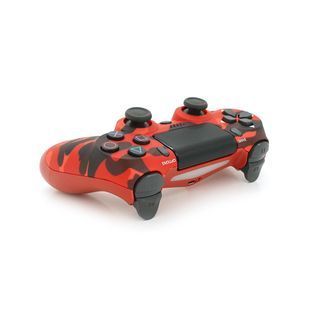 Геймпад Brazzers беспроводной для PS4 Wireless SHOCK, разъем для наушников, LED light bar, Haki-Red, 3.7V, 600mAh, Blister-box 2000000359687YT фото