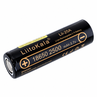 Акумуляторна батарея LiitoKala Lii-25A 18650 Li-ion 2500mAh 3.7V eve2236 фото