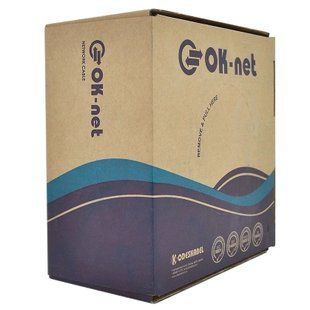 Кабель для зовнішніх робіт, з жилами живлення, 305 м OK-Net КПП-ВП (100) 4*2*0,51+2*0,75 мм2 (U/UTP-cat.5Е) 99-00014334VIAT фото