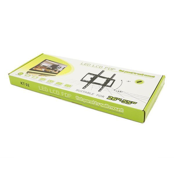 Кронштейн для TV PiPo PP-2655 26"-55" до 45кг кут нахилу -5&deg;;+15&deg; Black Box 2000000010823YT фото