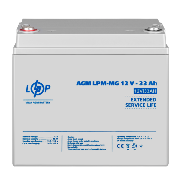 Аккумулятор мультигелевый LPM-MG 12V - 33 Ah 27EE8EA80117 фото