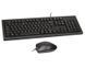Комплект проводная клавиатура с мышью A4Tech KR-8520D 0201077EDG фото 3