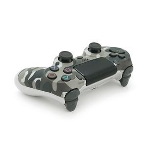 Геймпад Brazzers беспроводной для PS4 Wireless SHOCK, разъем для наушников, LED light bar, Haki-Silver, 3.7V, 600mAh, Blister-box 2000000359670YT фото