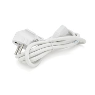 Кабель живлення Ritar PC-186 CEE7/17-C13 1.5m 0.75mm 3 pin (євровилка) White OEM МІДЬ 2000000231099YT фото