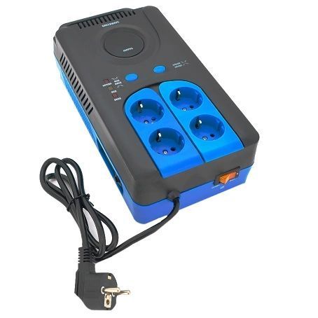 Стабілізатор напруги релейний 4xShuko, DC140-260V, AC220&plusmn;8%, BOX Green Wave Winchester 1000VA (700Вт) 99-00018145VIAT фото