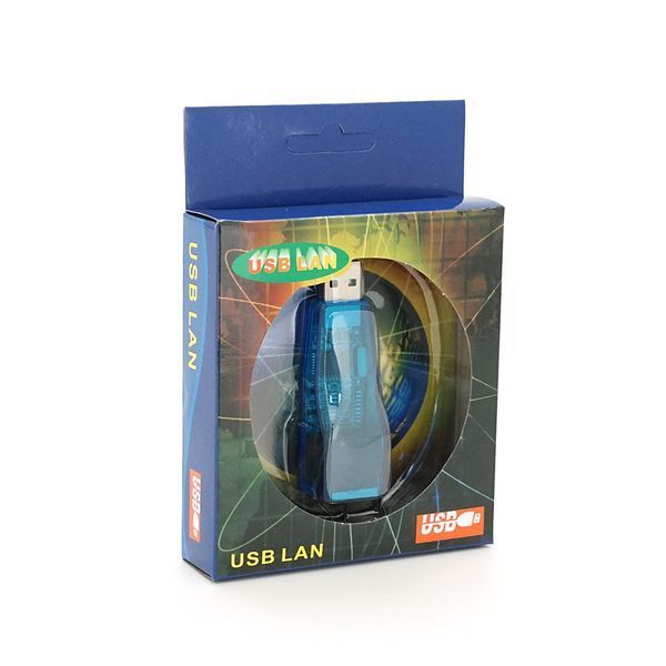 Контроллер USB 2.0 to Ethernet - Сетевой адаптер 10/100Mbps, Blue, BOX 2000000007557YT фото