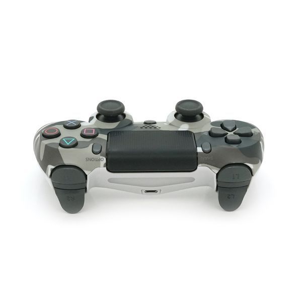 Геймпад Brazzers беспроводной для PS4 Wireless SHOCK, разъем для наушников, LED light bar, Haki-Silver, 3.7V, 600mAh, Blister-box 2000000359670YT фото