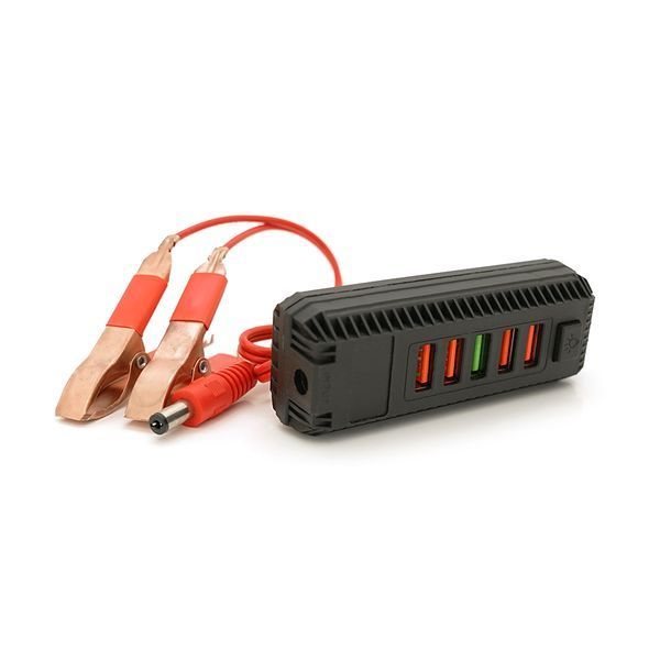 Портативний HUB ZS-11-2 Voltronic 4 порта USB2.0 і USB3.0 живлення 12В Black 2000000382777YT фото
