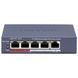 Комутатор 5 портів некерований Hikvision DS-3E0105P-E/M(C) POE 99-10025520VIAT фото 1