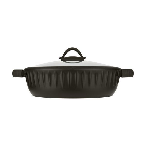 Сотейник з кришкою, RESTO 94006, 2 ручки, 28 см 1607459EDG фото