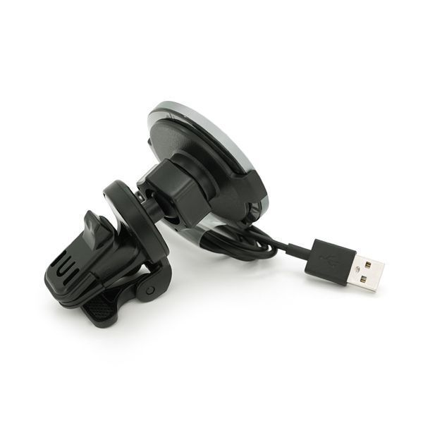 Автотримач Yesido C131+ Wireless Charging 15W кріплення на решітку магніт Black Box 2000000381619YT фото