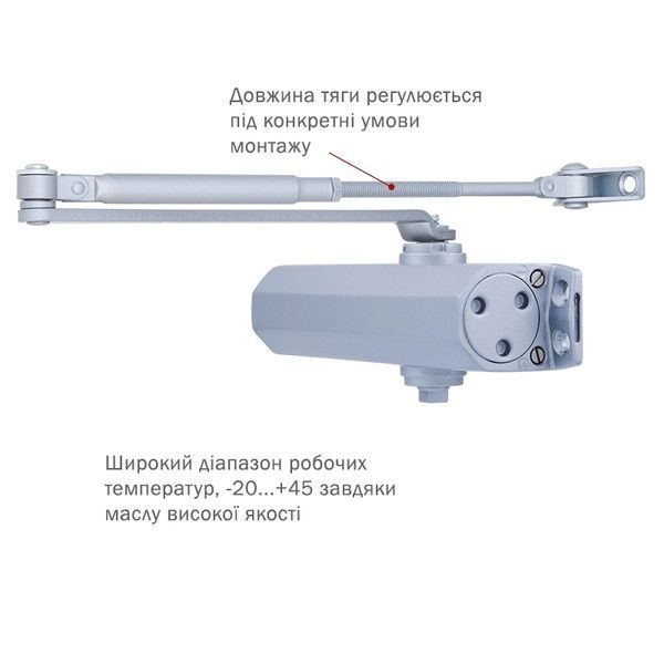 Доводчик RYOBI *1500 D-1504 SILVER 99-00012863VIAT фото