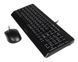Комплект проводная клавиатура с мышью A4Tech Fstyler F1512, USB, черный цвет 1604986EDG фото 5