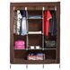 Портативна тканинна шафа для одягу 8 полиць Storage Wardrobe 135&times;42&times;174 см eve1025 фото 2