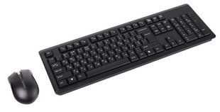 Комплект беспроводной A4 Tech 4200N, V-Track, клавиатура+мышь, черный 1603516EDG фото
