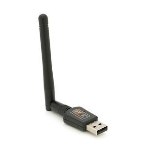 Бездротовий мережевий адаптер Wi-Fi-USB Merlion LV-UAC08 RTL8811CU з антеною 20см 802.11 a/b/g/n 600MB 2.4 GHz Blister Q50 2000000227368YT фото