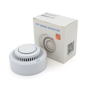 Автономный WiFi датчик дыма с сиреной YOSO Dsmoke-WIFI-00 TUYA питание ААА 2 шт батареи в комплект не входят 2000000276281YT фото