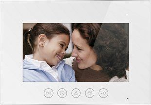 Видеодомофон Qualvision QV-IDS4783AV 7 дюймов 1080P с сенсорными кнопками белый 65484FORS фото