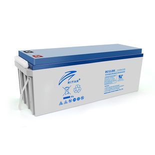 Акумуляторна батарея AGM RITAR DC12-200 Gray Case 12V 200Ah (522 х 240 х 219 (224)), 60 kg Q1/18 2000000076065YT фото