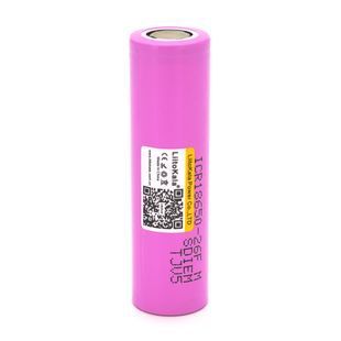 Акумулятор 18650 Li-Ion LiitoKala Lii-26FM 2600mah (2450-2650mah） 3.7V (2.75-4.2V) Pink PVC BOX 2000000187082YT фото