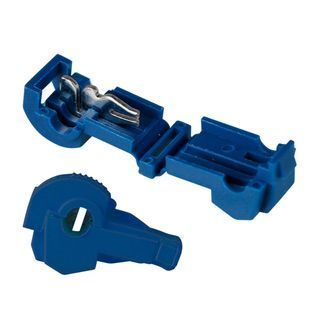 Клеммы T2-образные обжимные быстрого монтажа, 0.75-2.5мм2, 15A, Blue 2000000217239YT фото