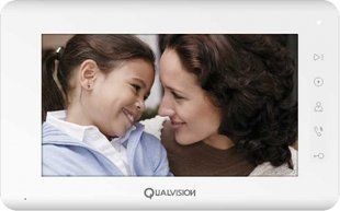Видеодомофон Qualvision QV-IDS4793 7 дюймов 1080P с сенсорными кнопками белый 49000FORS фото